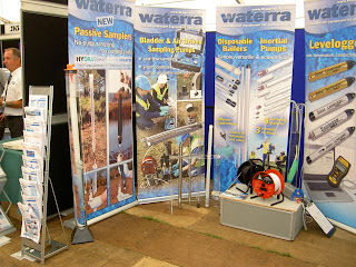 Waterra UK's trade stand at Geotechnica technical exhibition August 2009