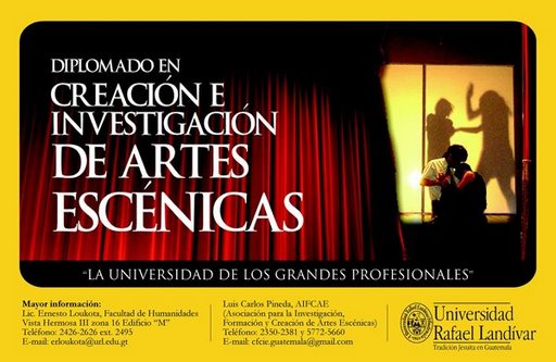 Creación e Investigación de Artes Escénicas URL