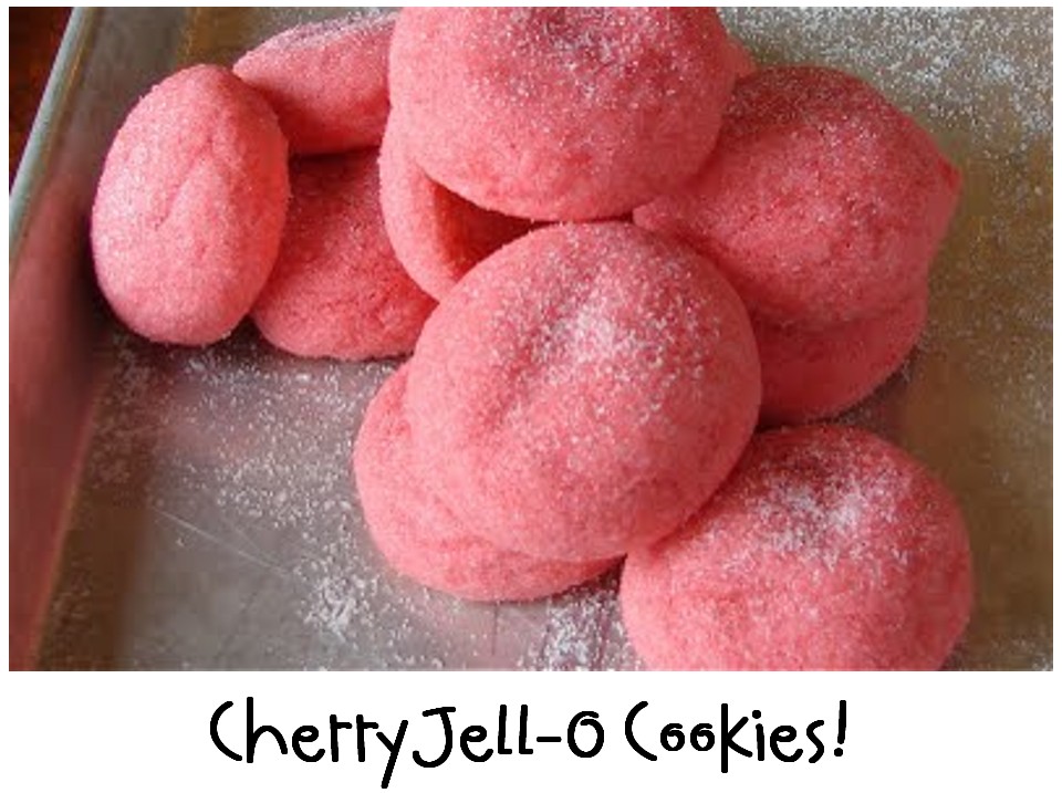 Prepared NOT Scared! Mix Recipe 15 Cherry JellO Cookies!