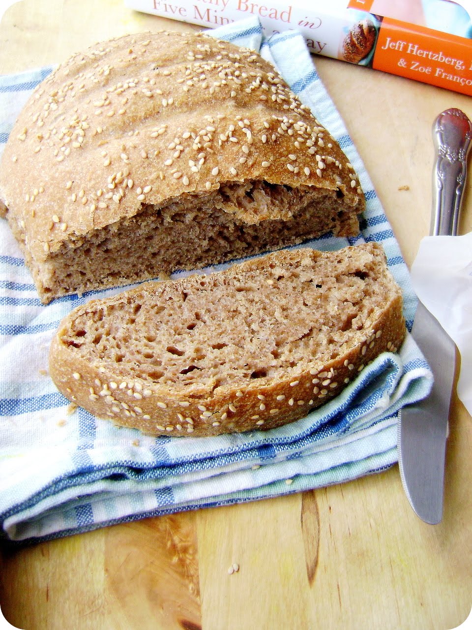 Ria's Collection WHOLE WHEAT BREAD IN 5 MINS