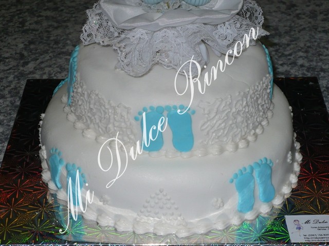 Torta de bautismo con crema - Imagui