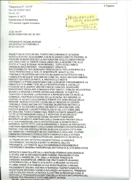 Teleg.al Presidente Regione Marche