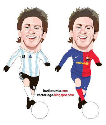 messi lionel vector funny humor collection