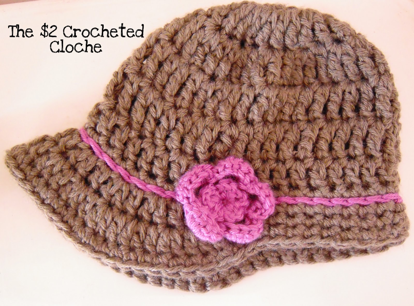 Maize Hutton The 2 Crocheted ClocheMy First Hat Pattern!!!