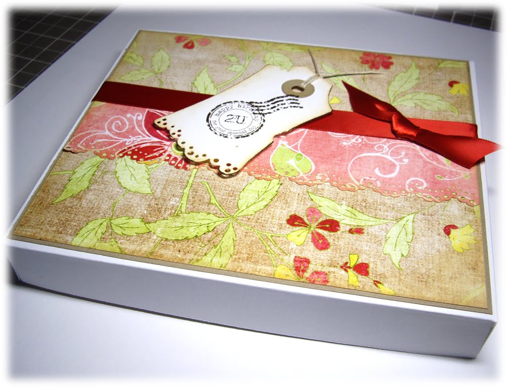 Paper Crafting in Cocoa Card Box Tutorial