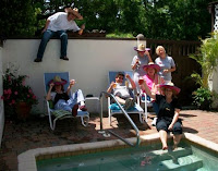Chillin' with Frozen Margaritas at SFI 2 Group+Shot+2 St. Francis Inn St. Augustine Bed and Breakfast