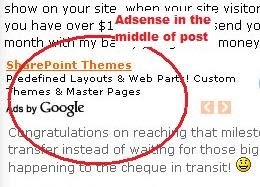 Insert Adsense Block In The Middle Of The Blogger Post