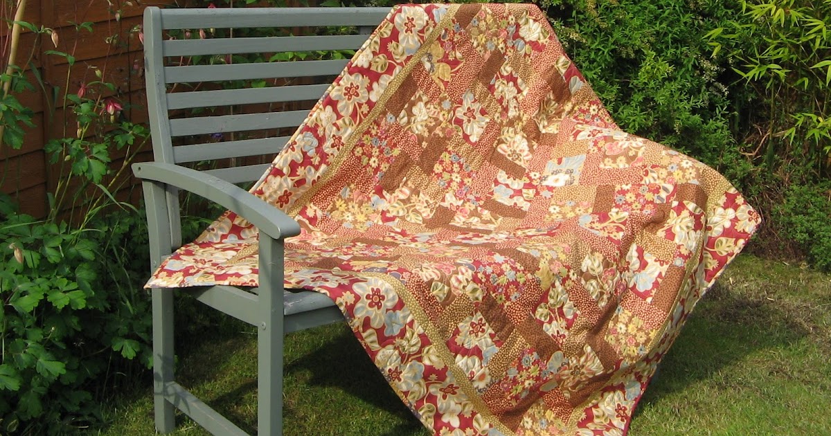 the happy quilter: Quilts in the garden