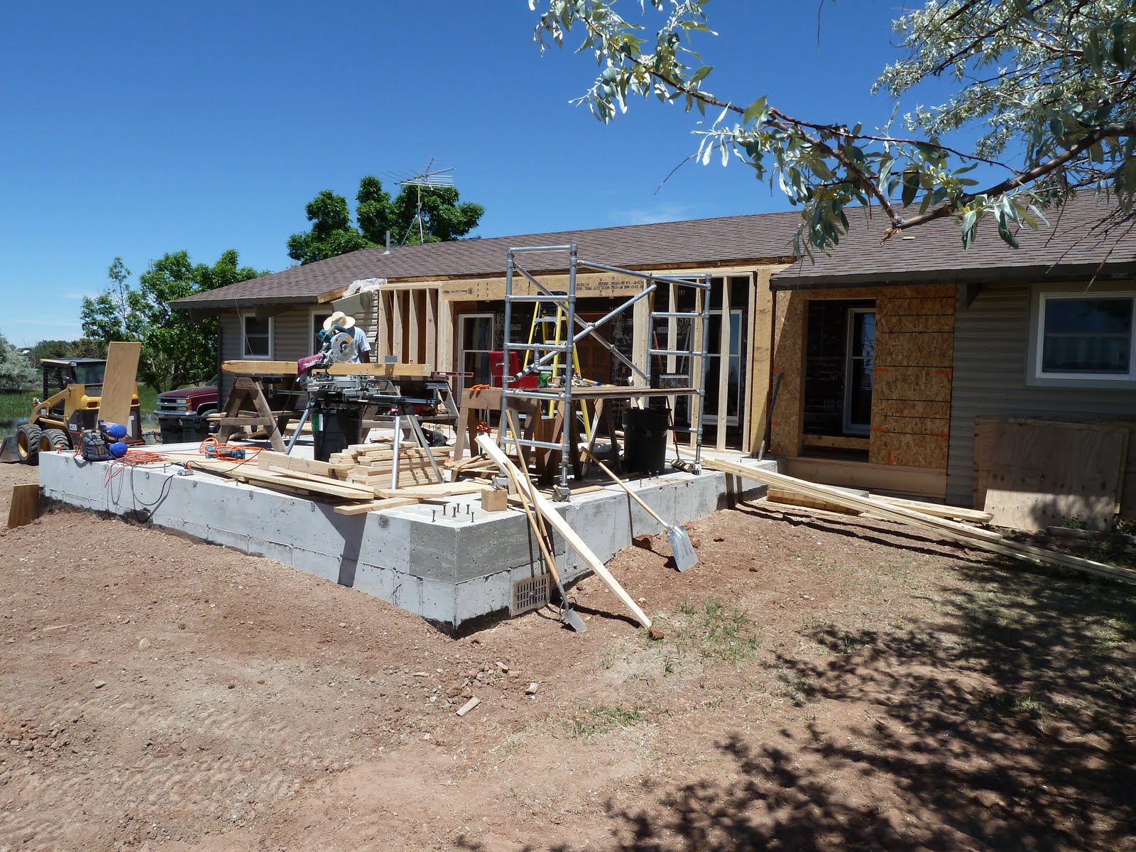 64  2x8 exterior walls 