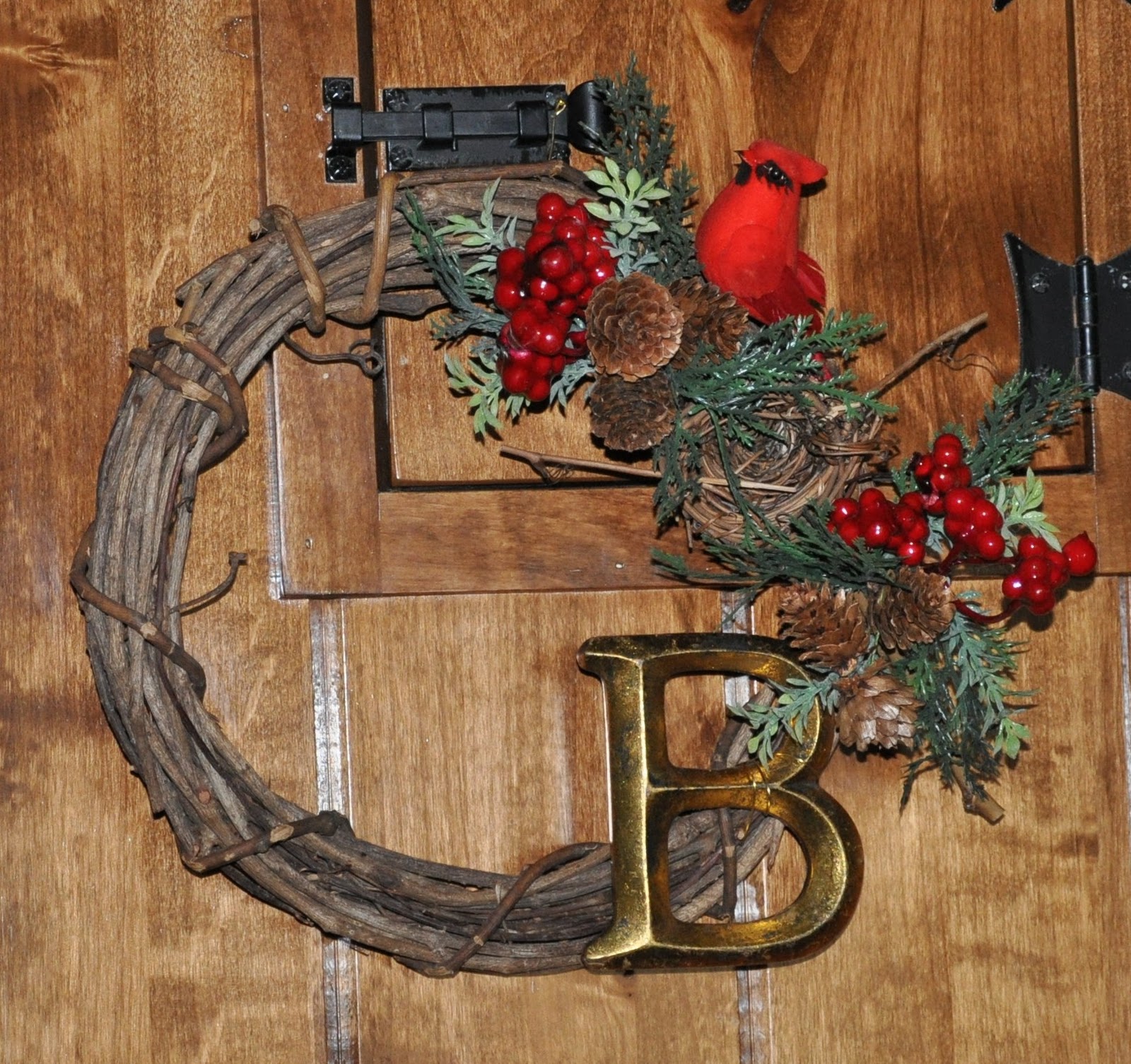 Make a Cardinal Wreath for Thanksgiving Decoration