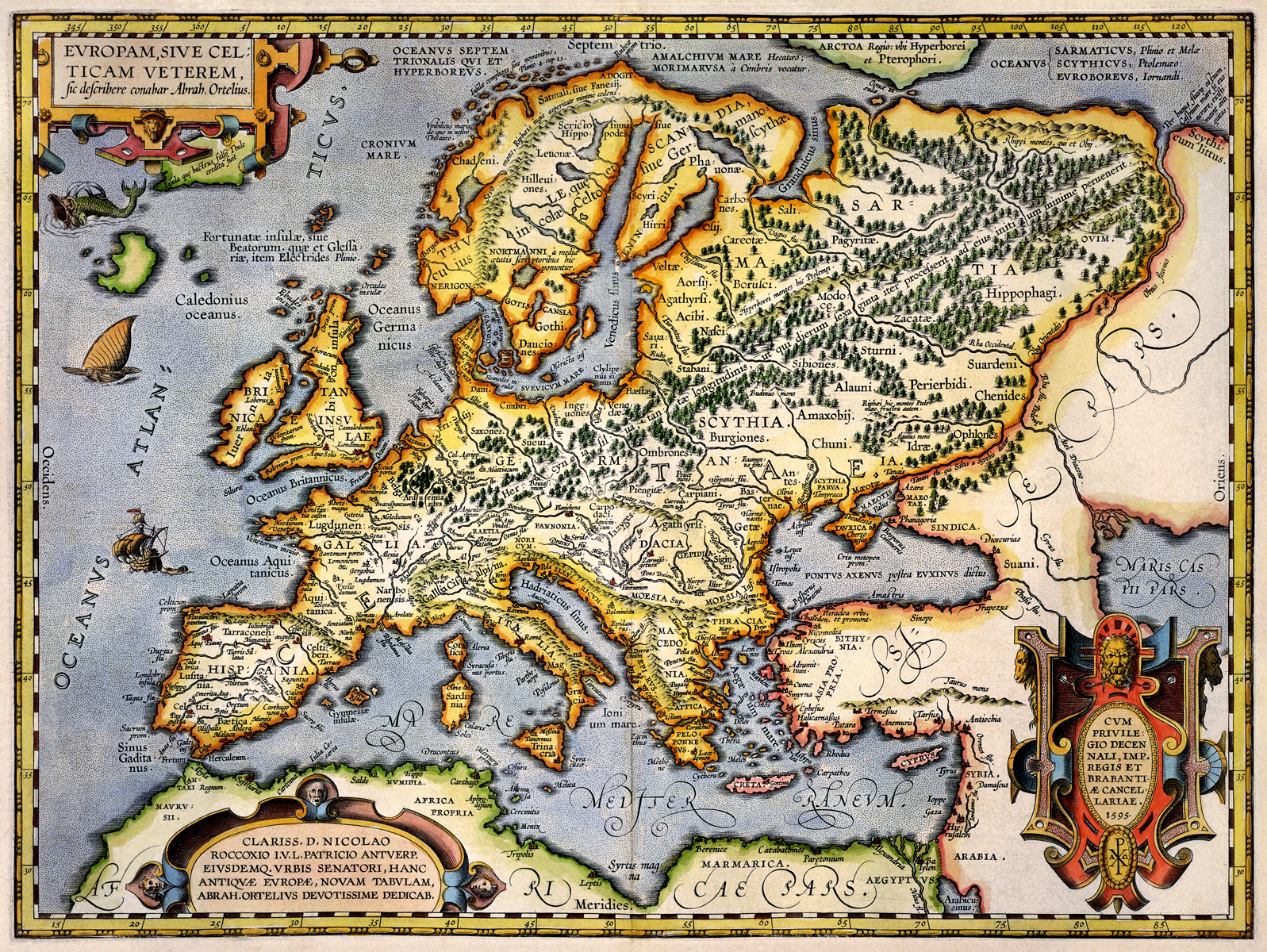 Europe, 1595
