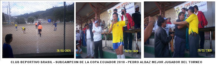 SUBCAMPEON DE LA COPA ECUADOR 2010