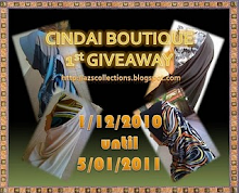 Cindai Boutique 1st Giveaway