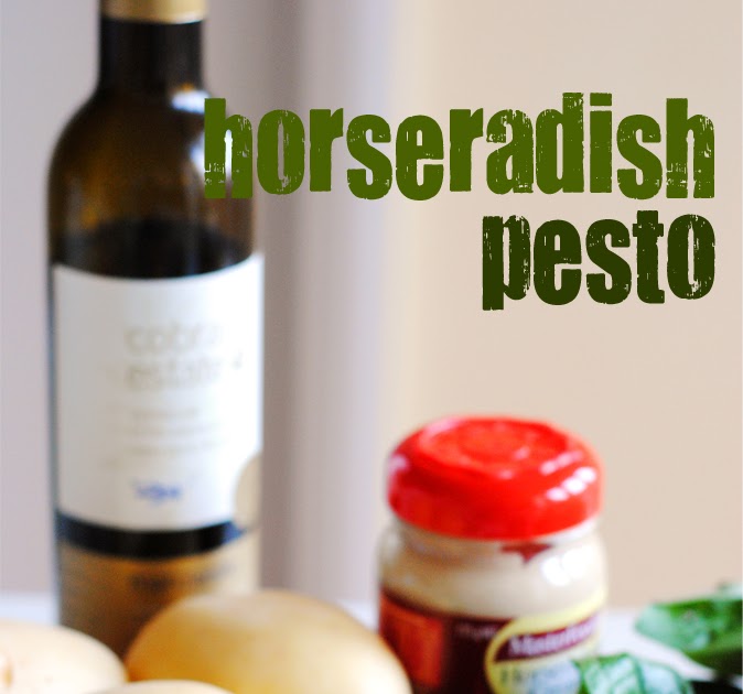 Ooh, Look... Moderately hot Horseradish Pesto