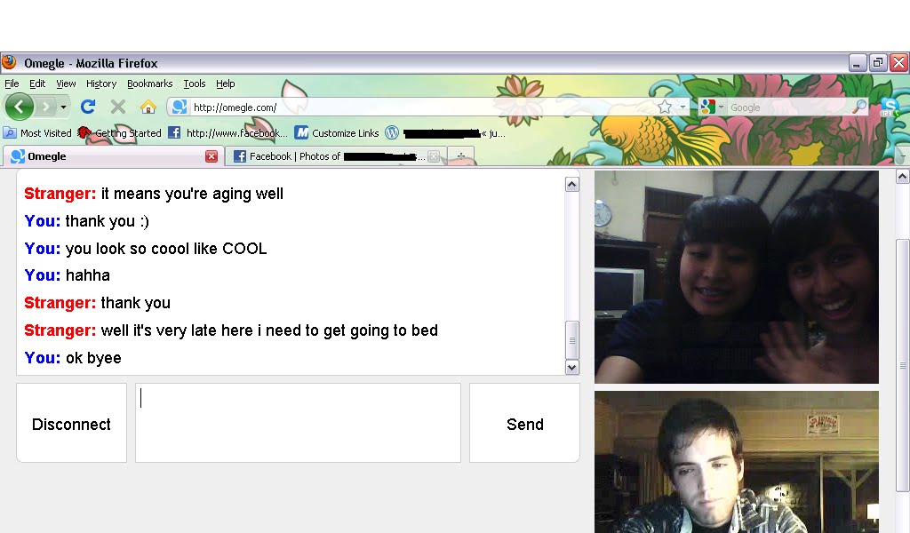 This OMEGLE thingy! 