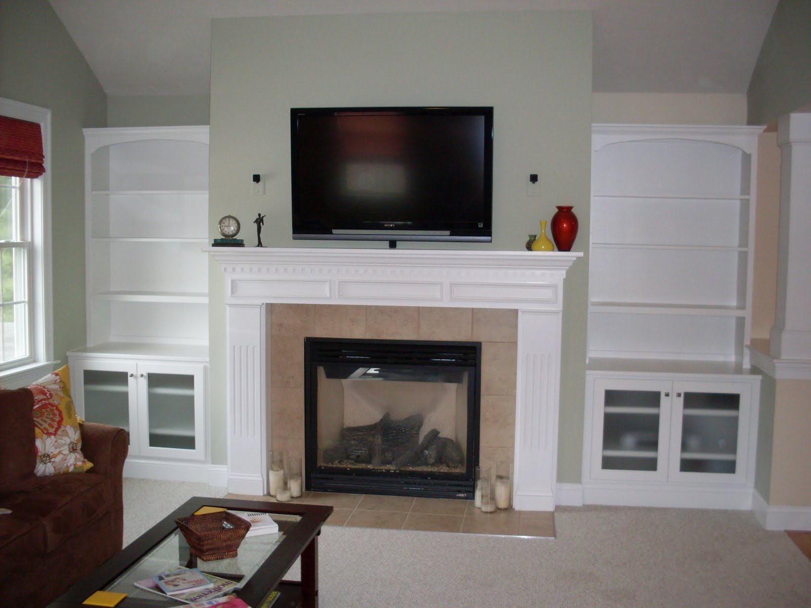 1000+ images about Fireplace bookshelf ideas on Pinterest | Double