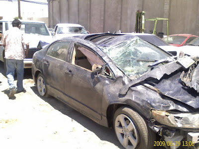 showoff crashes car showoff crashes car