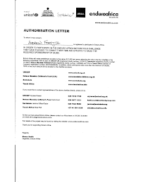 Authorization Letter