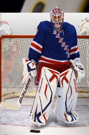 Lids Henrik Lundqvist New York Rangers Fanatics Authentic Autographed 8 x  10 Overhead Blocker Save Photograph