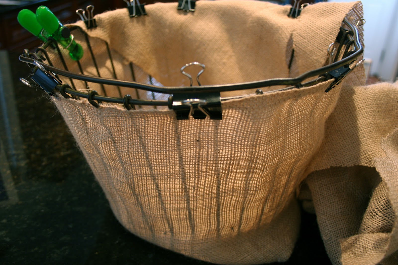 How to Make Burlap Light Shades