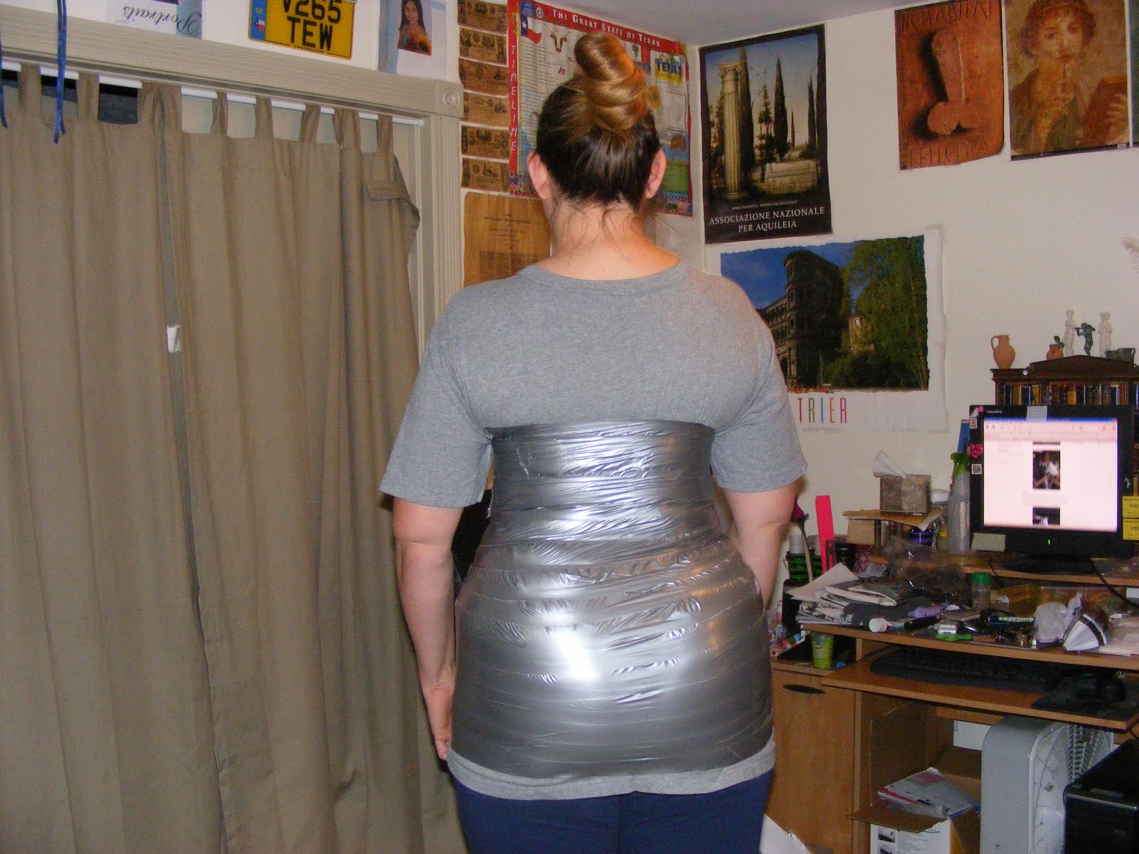 White Trash Crafts by Rhianna Duct Tape Dress Form