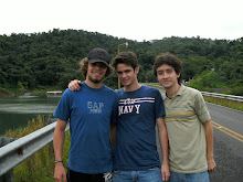 Felipe, Luis y yo en San Carlos.