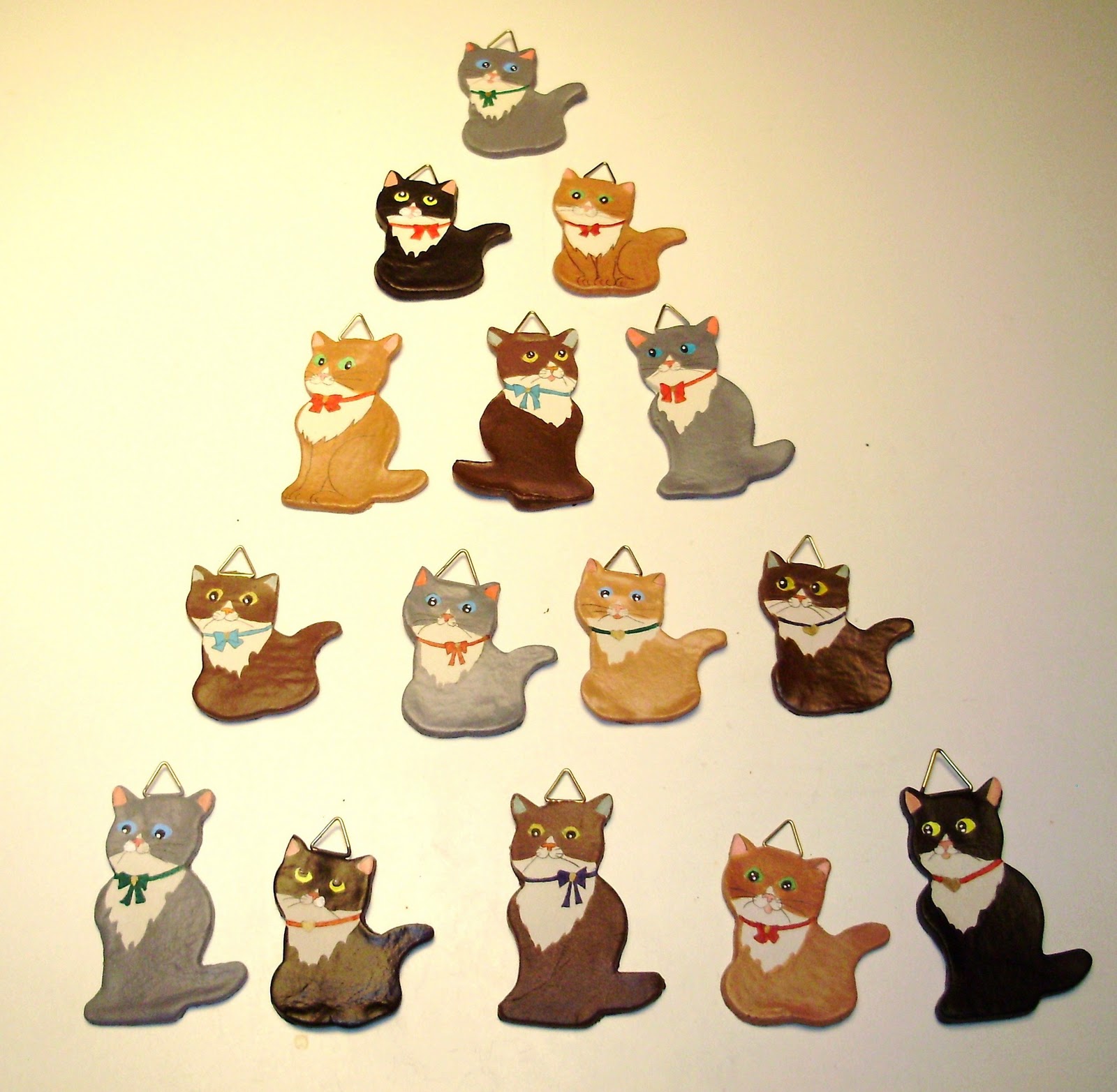 Immagini Di Gatti Di Natale.Rumore Di Fusa Gattini Da Appendere All Albero Di Natale