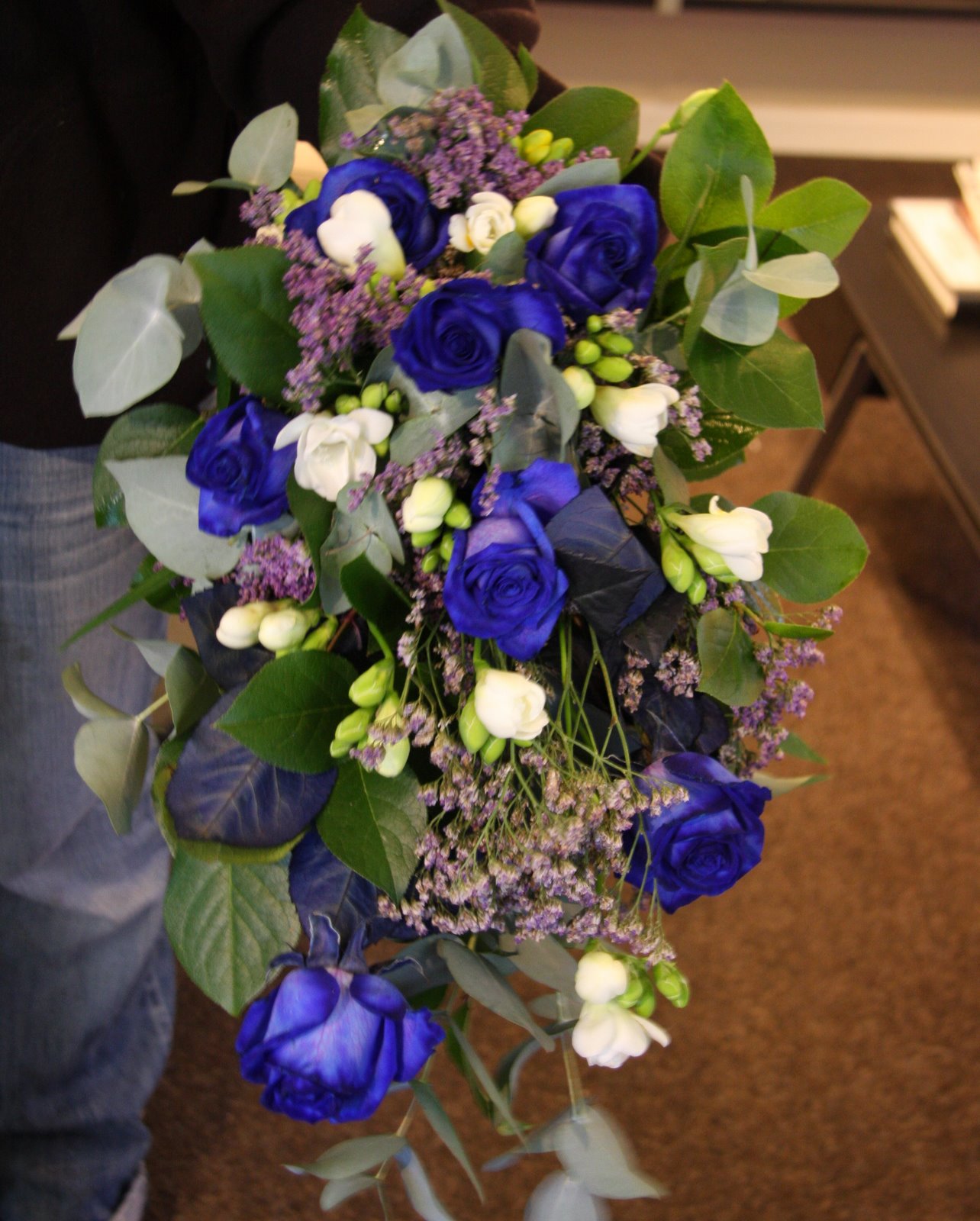 Kathleens Florist, Blackpool Blue Rose Bouquet