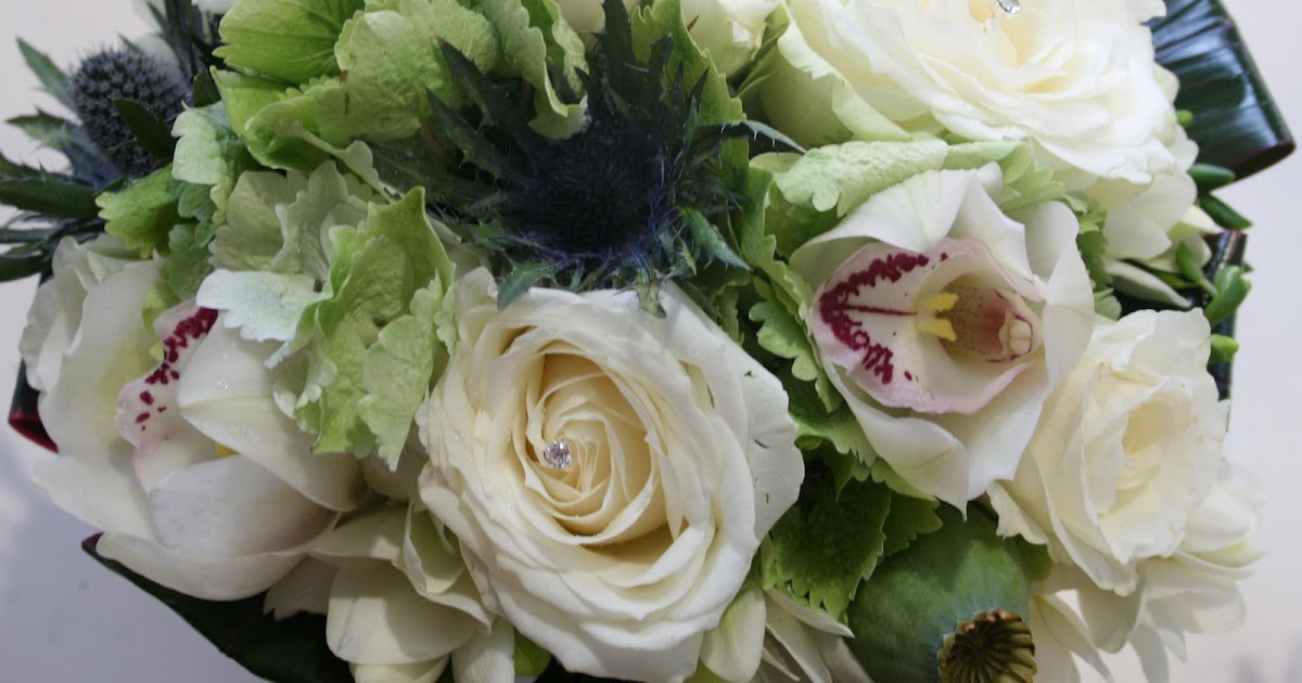 Kathleens Florist, Blackpool Wedding Bouquet to go with Blue