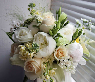 Vintage Cream Gold Lemon Ivory Wedding Bouquet Vintage Cream Gold Lemon Ivory Wedding Bouquet