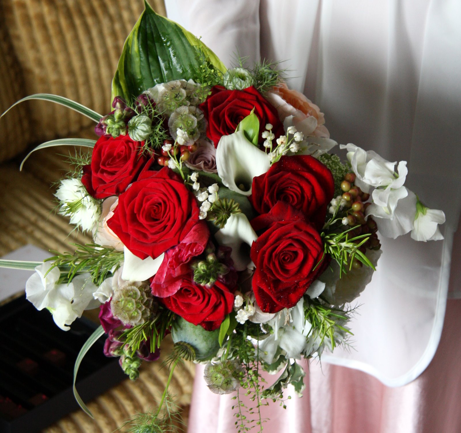 Romantic Red Rose Wedding Flowers Mills In Bloom Flowers Vintage
