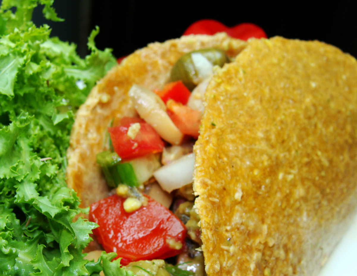 DIMITRI THE RAW VEGAN CHEF raw vegan sprouted wheat/corn flat bread