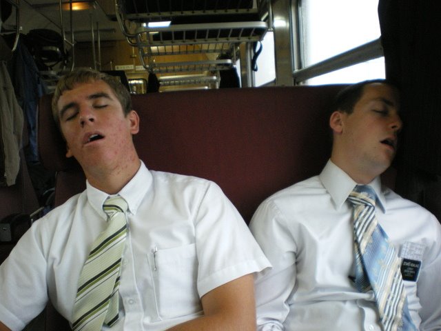 Two Sleepy Missionaries