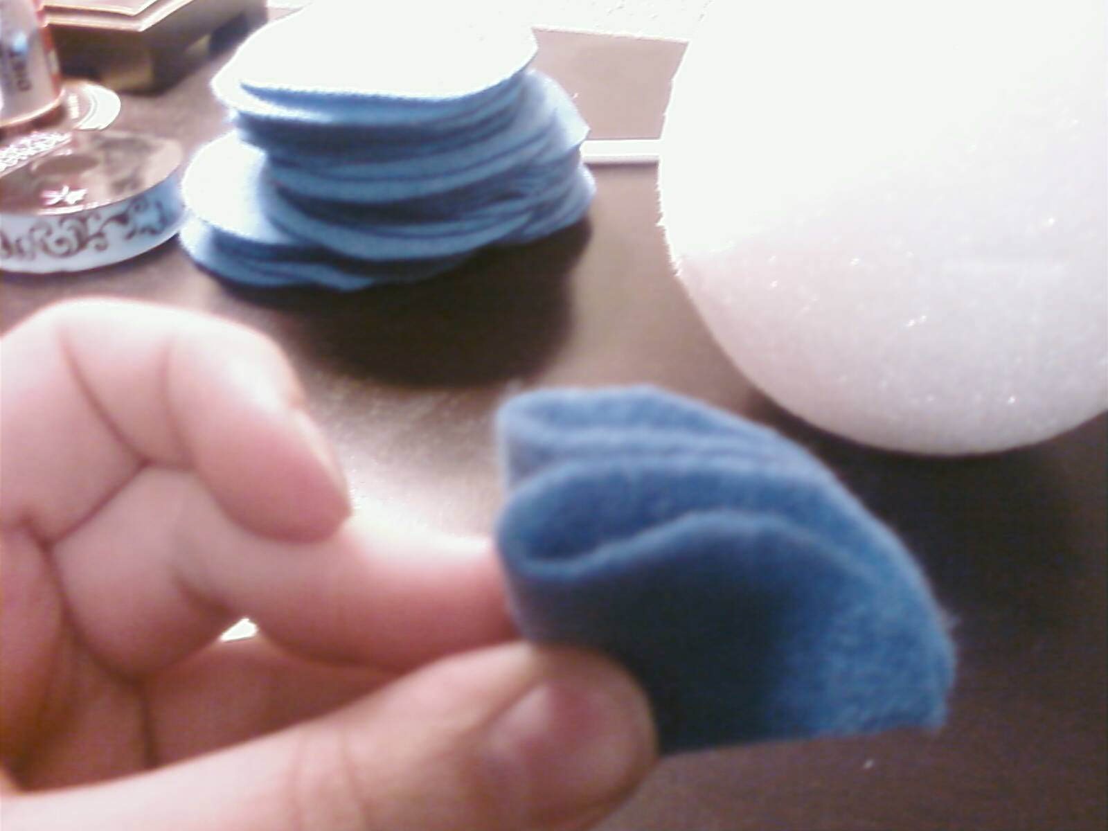 Emerald Hills Felt Flower Ball