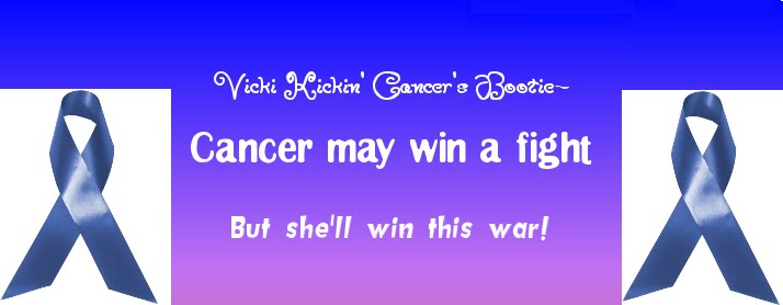 Vicki Kickin' Cancer's bootie