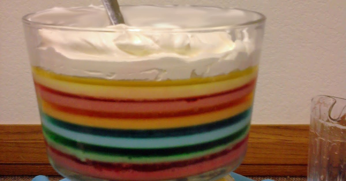 Oh! What's for dessert? Rainbow Jello
