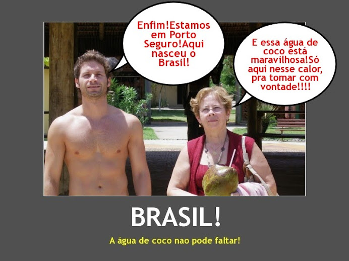 Vovó Elsa e tio Javi no Brasil 2009