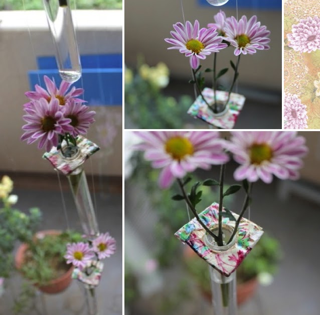 Bluet & Clover Hanging Vases DIY