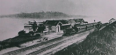 railway singapore woodlands station johor causeway train malaysia 1910 malaya 1914 road tank journeys great malaysian 1910s ferry