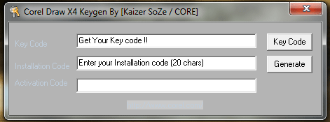 coreldraw x4 keygen kaizer soze core