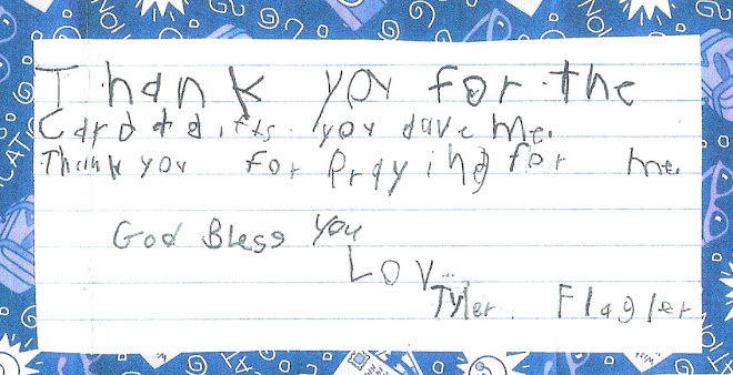 Ty's Thank You Letter