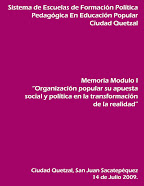 Memoria Modulo I Escuela Ciudad Quetzal