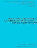 Memoria III Modulo Escuela Chinautla