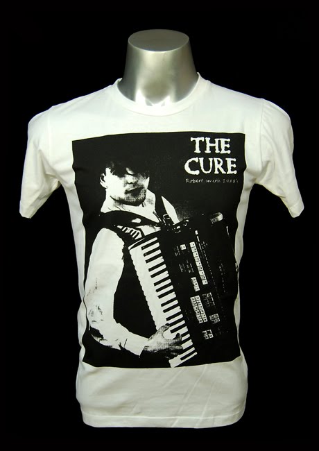 T-Shirt "The Cure"Robert Smith Gothic punk rock band PRICE RM39.90