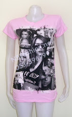LADY GAGA AND BRITNEY SPEARS PINK T-SHIRT NEW