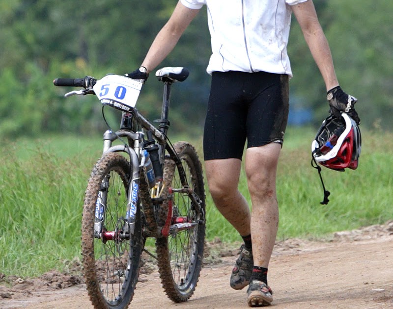 Busted Carbon Broken Handlebar