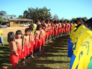 Futebol na aldeia :: Agua Boa News