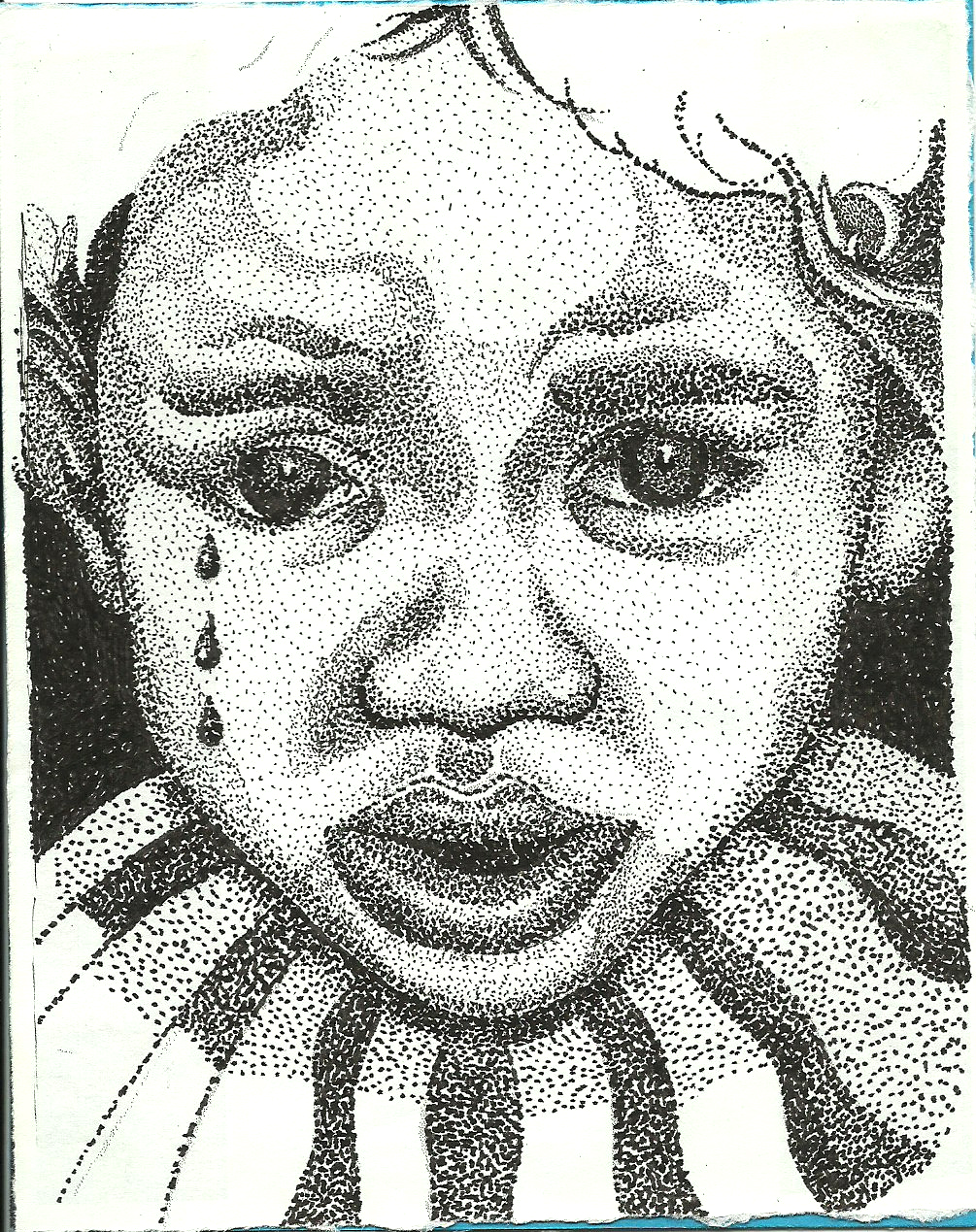 Max Gregoriou Illustration Drawing with dots