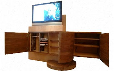 Bornrich Blog Auto Rising Tv Cabinet With Built In Yamaha Ysp1000