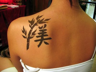 In the last 10 years, Chinese symbol word tattoos have swept the world like